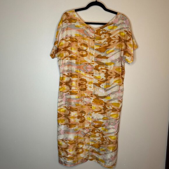 Pendleton Endless Summer 100% Silk Shift Dress - Picture 2 of 6